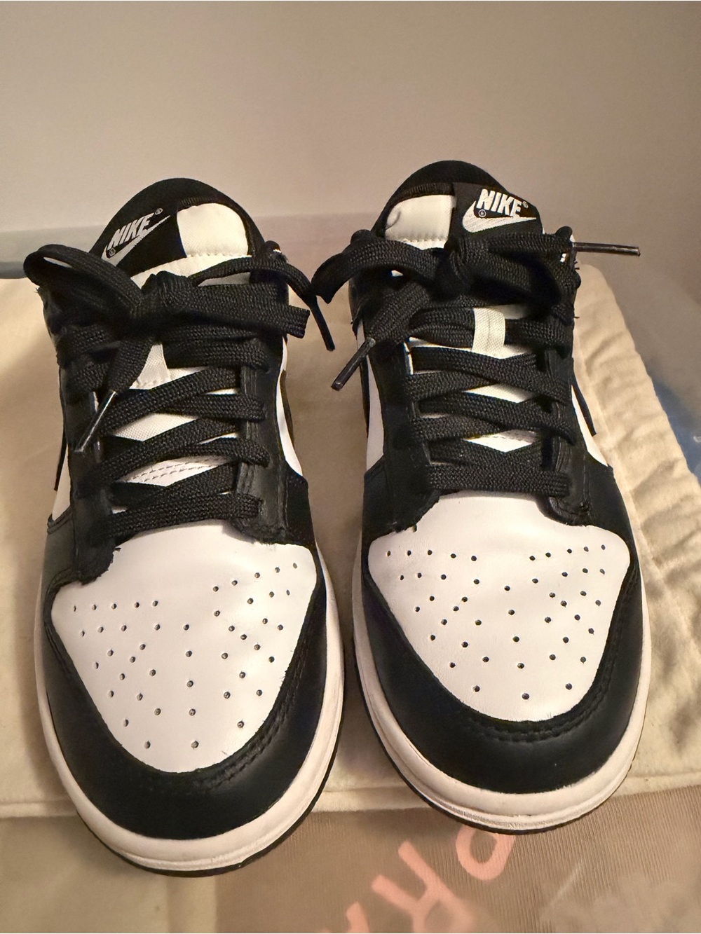Nike Black and White Low-Top Sneakers